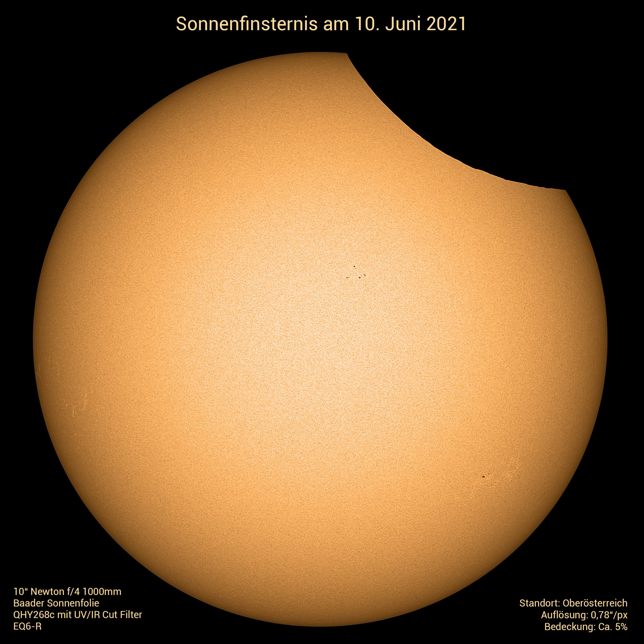 Sonnenfinsternis 10. Juni 2021