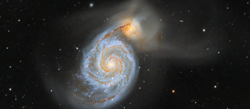 Messier 51 im Detail