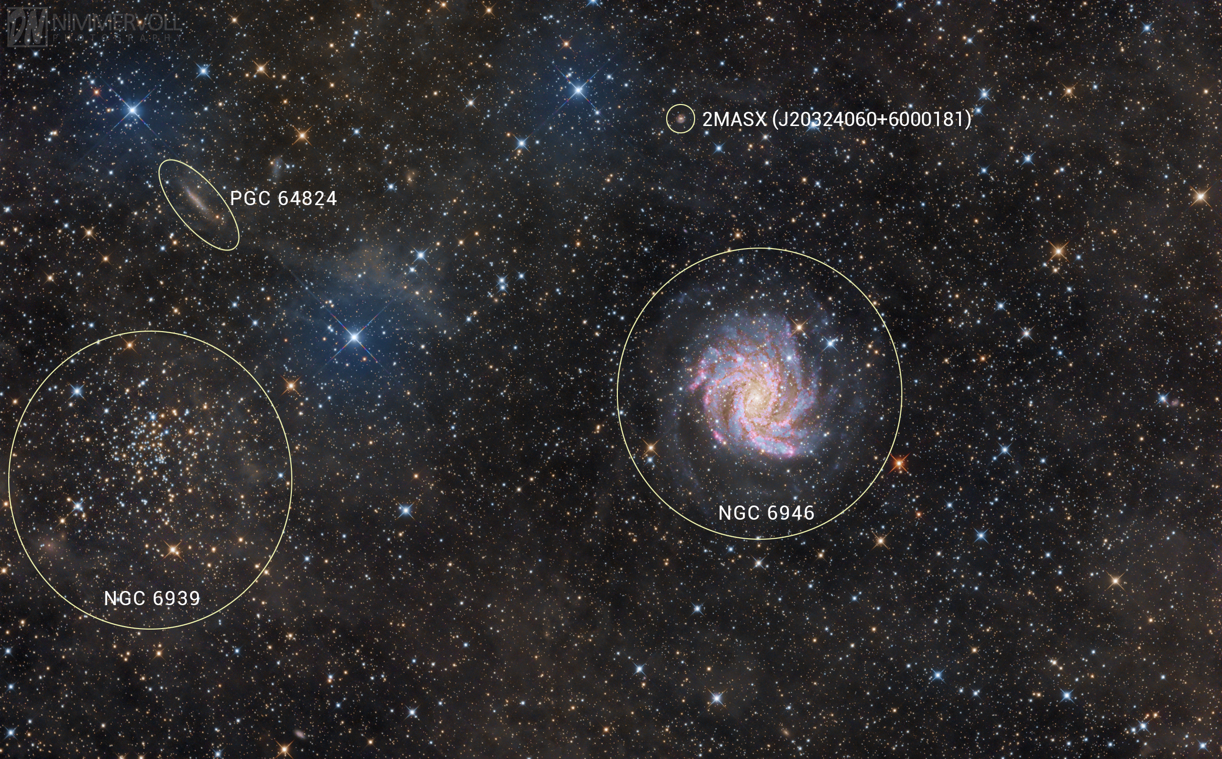 NGC 6949 beschriftet