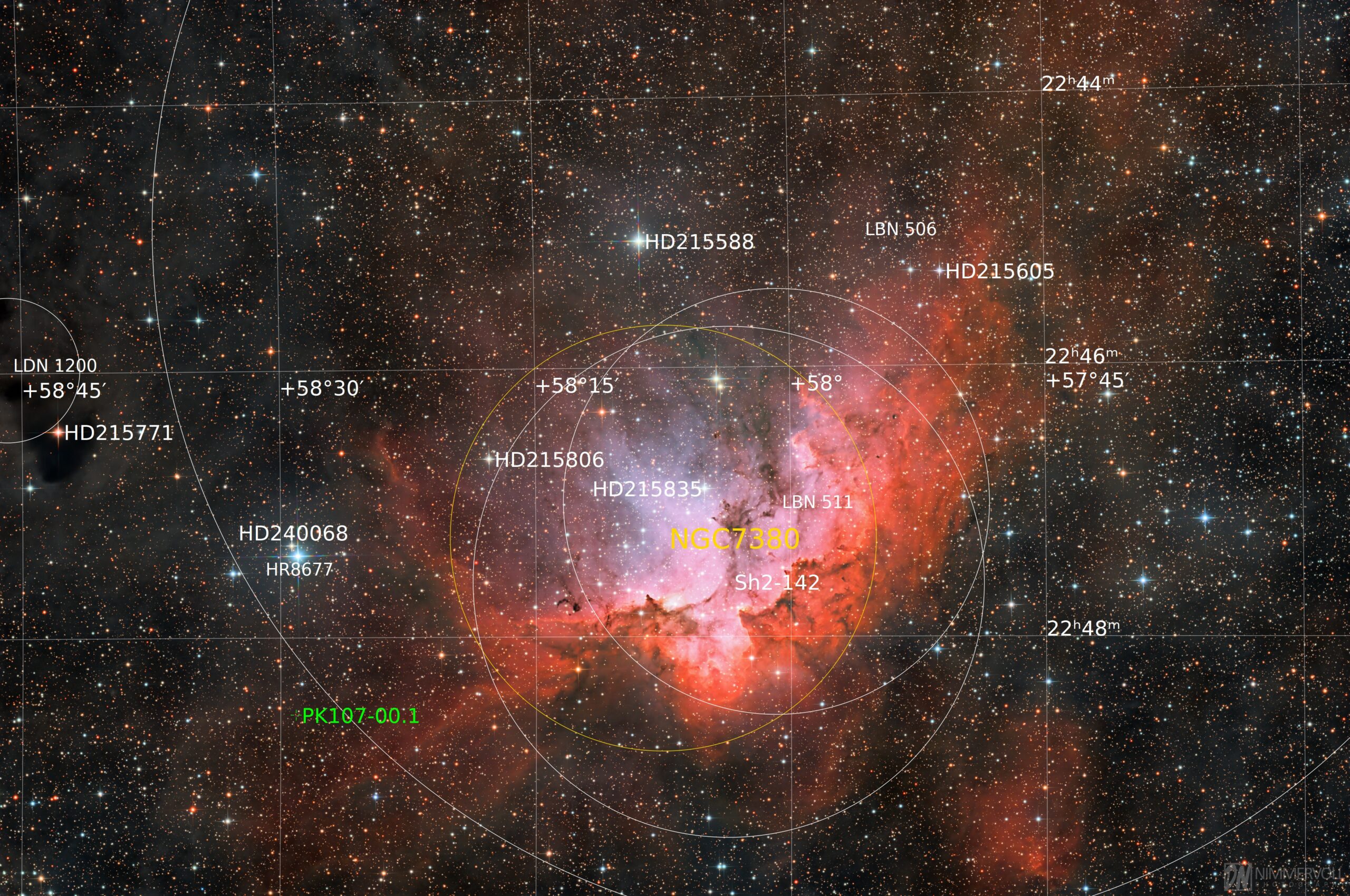 NGC 7380 beschriftet