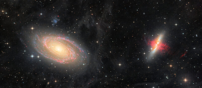 Messier 81 und Messier 82 mit IFN