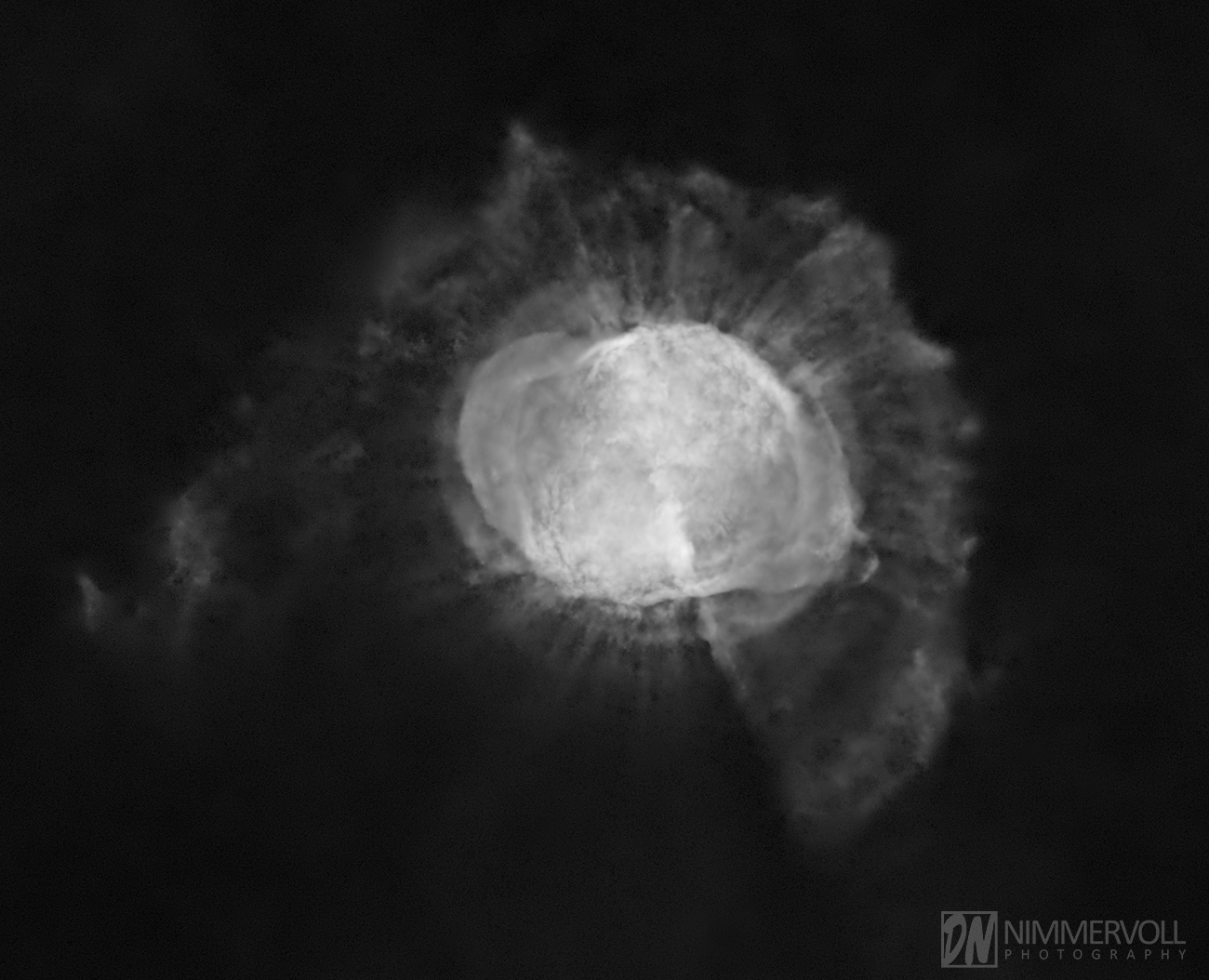 Messier 27 - H-Alpha Linie entsternt