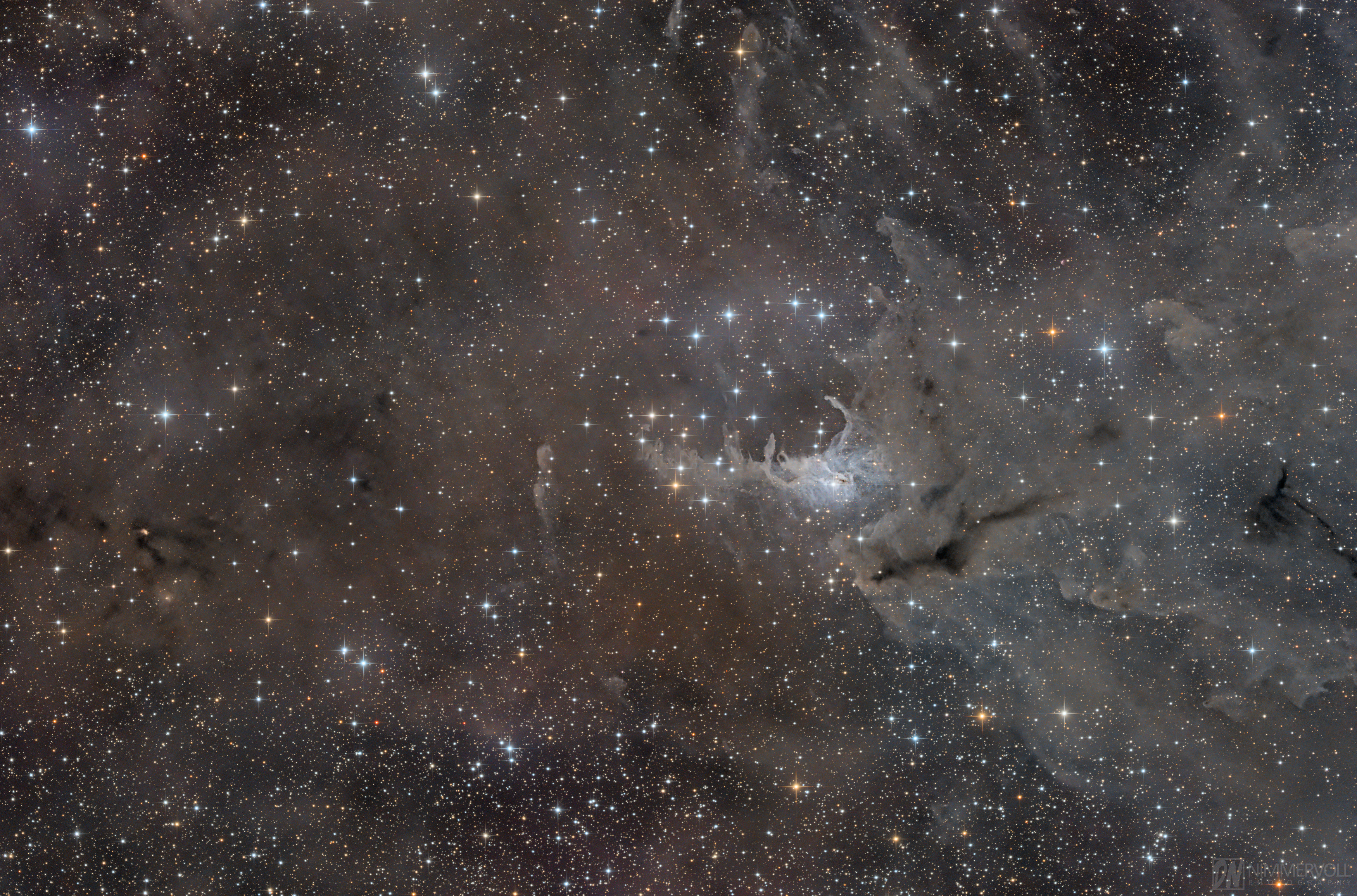 NGC 225 - komplettes Feld