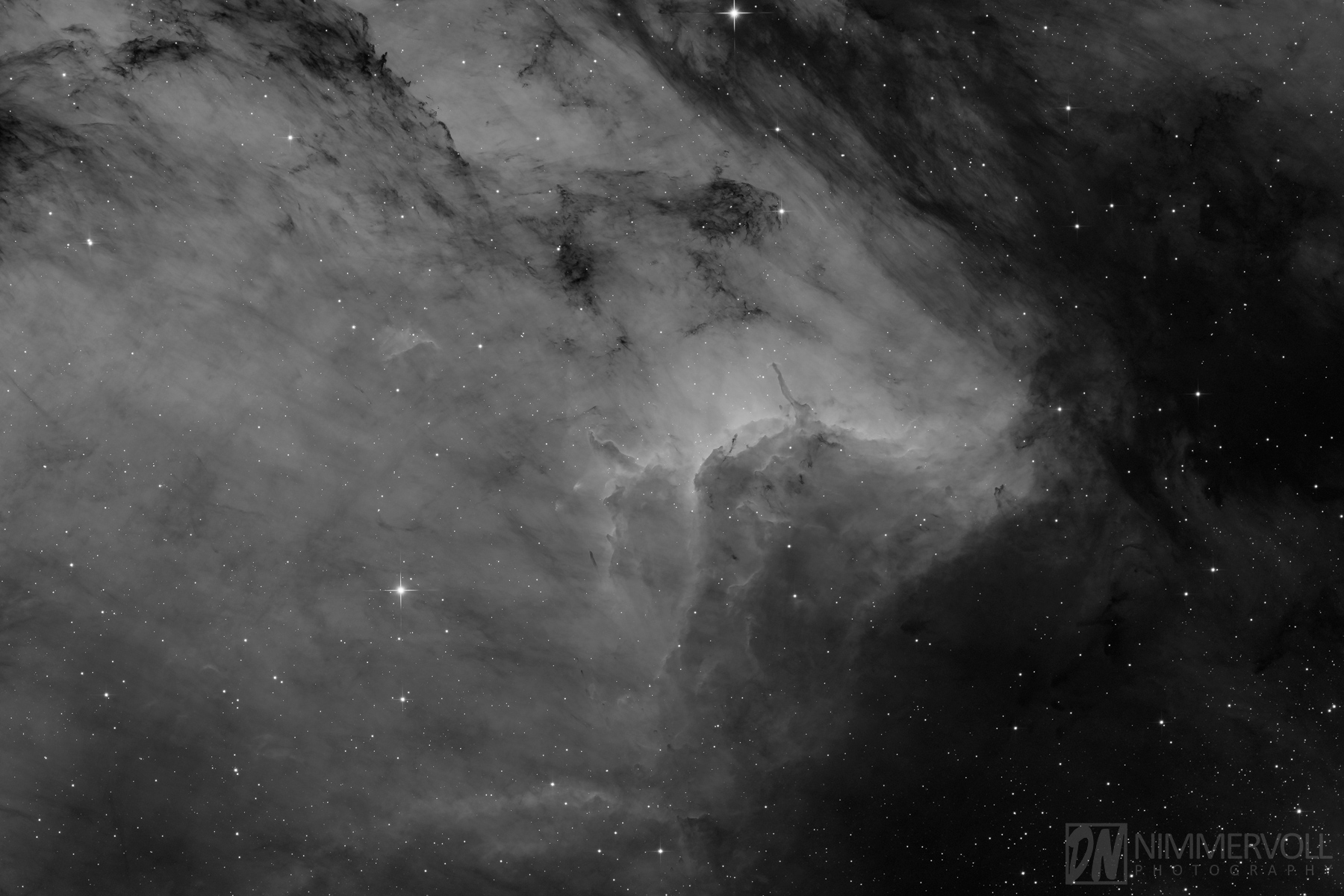 IC 5070 - Halpha Rohsummenstack