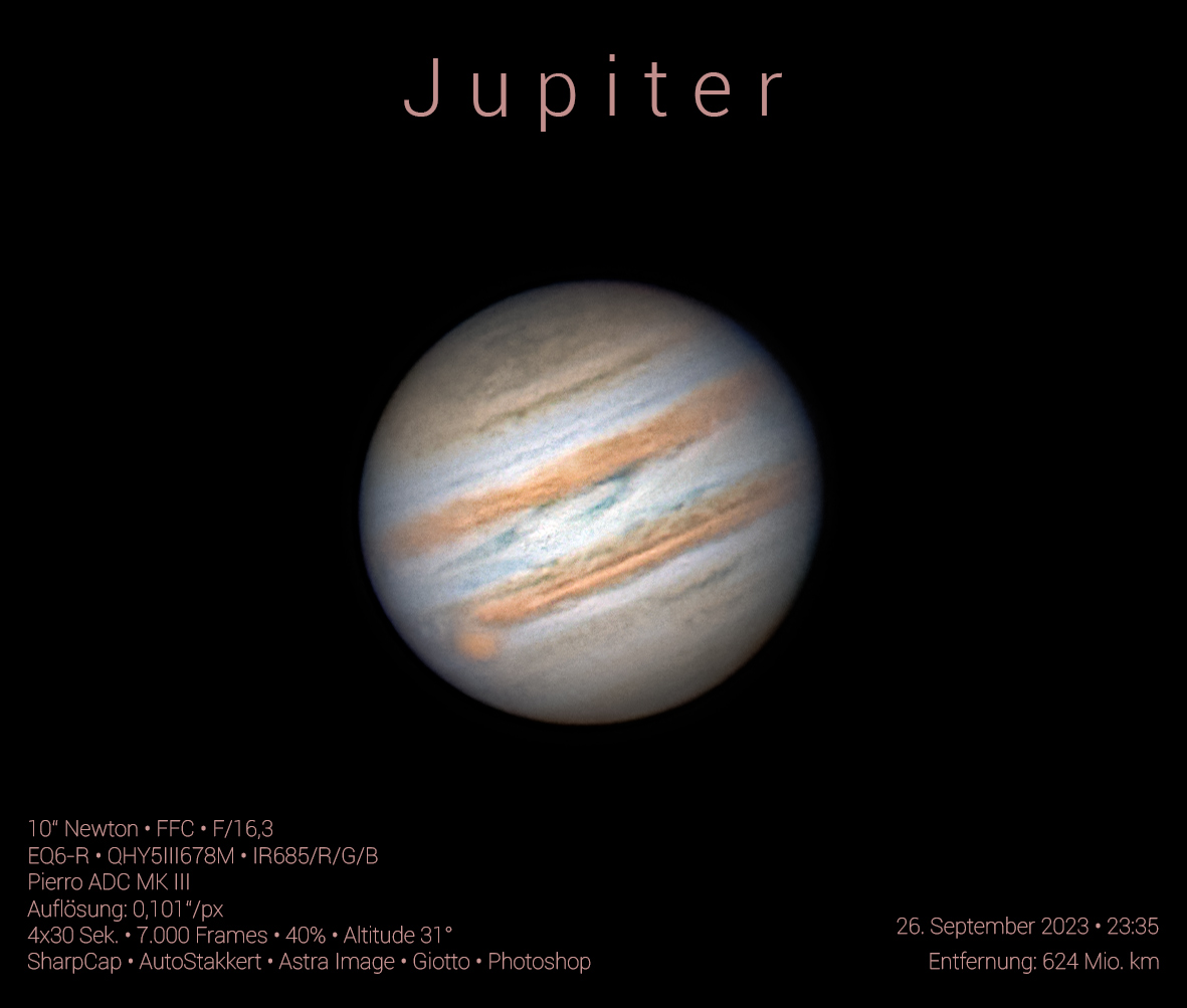 Jupiter vom 26. September
