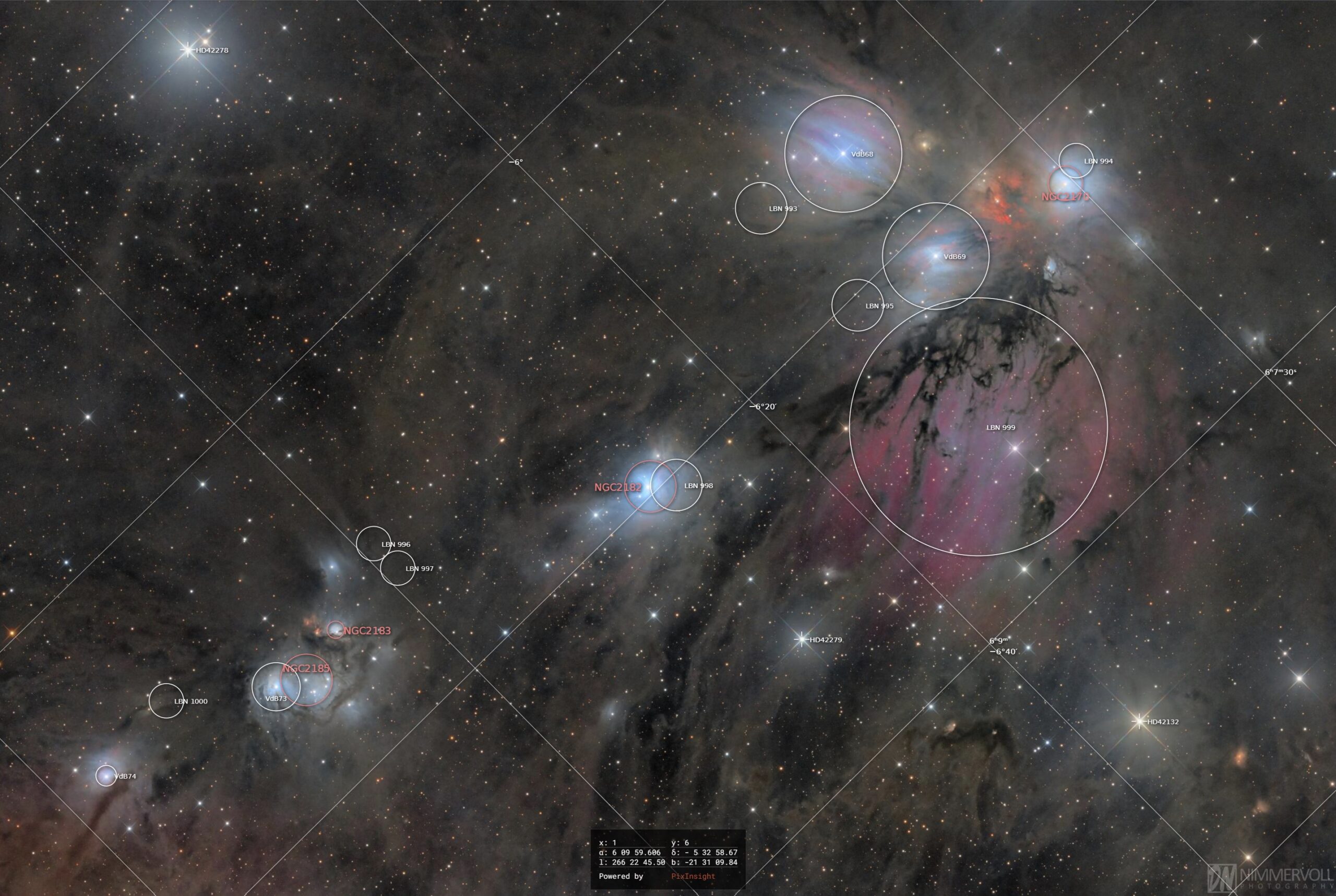 NGC 2170 beschriftet