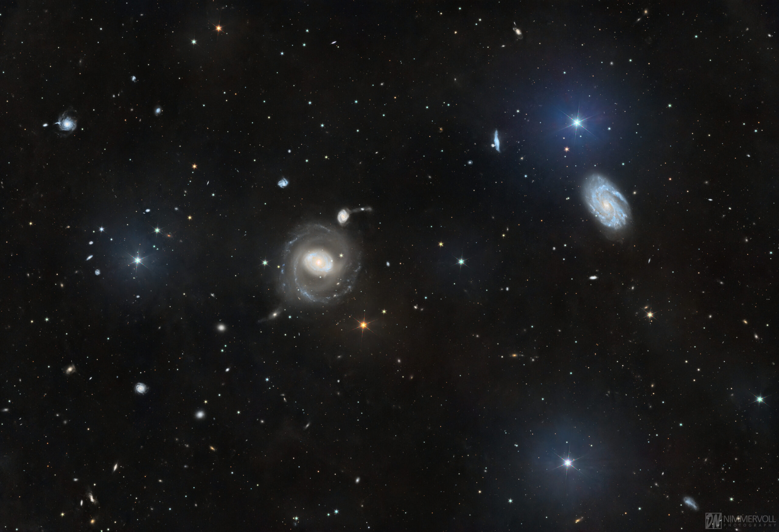 NGC 4151 und NGC 4145