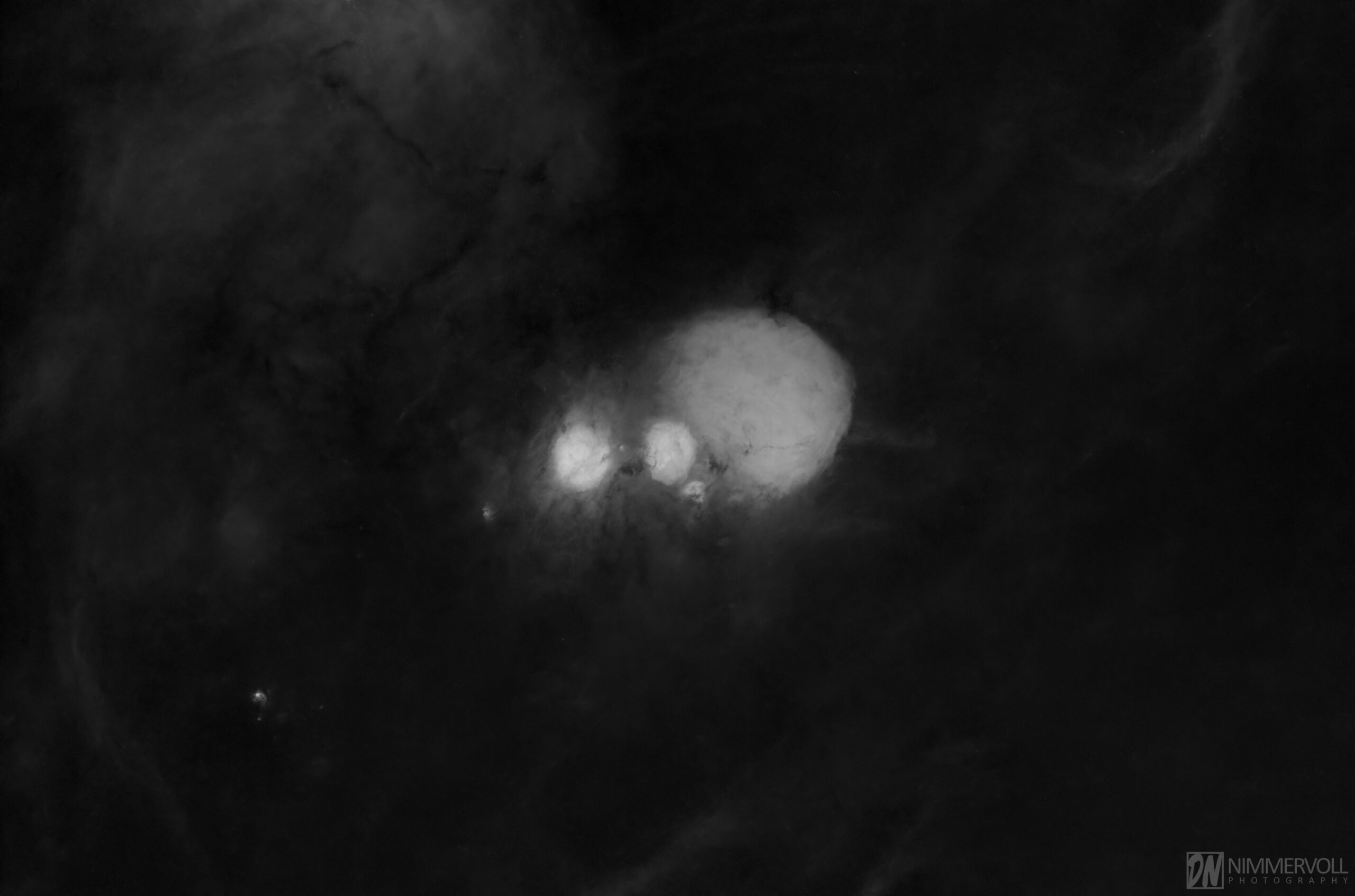 IC 2162 – ionisierte Wasserstoff Linie – Sterne wurden entfernt
