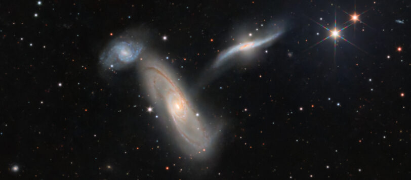 Arp 268: NGC 5566 · NGC 5560 · NGC 5569
