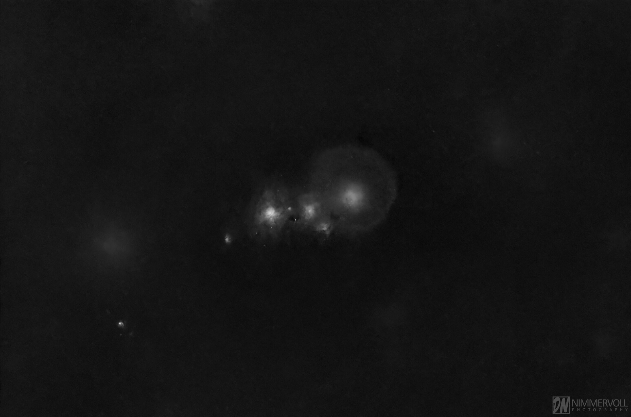 IC 2162 – ionisierte Sauerstoff Linie – Sterne wurden entfernt