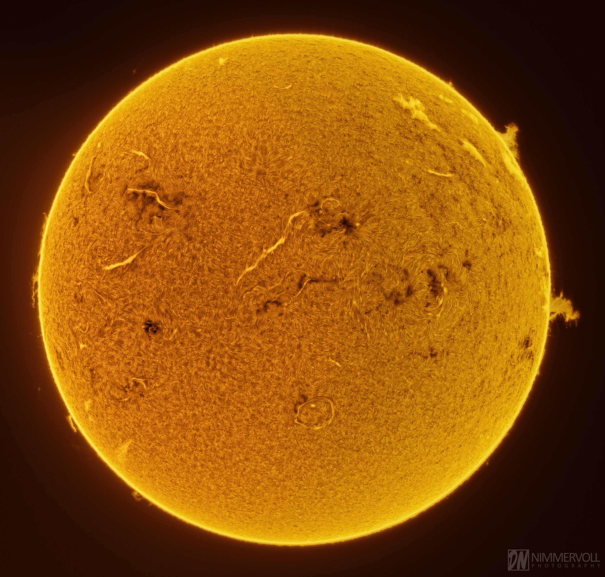 Sonne am 23. April 2025