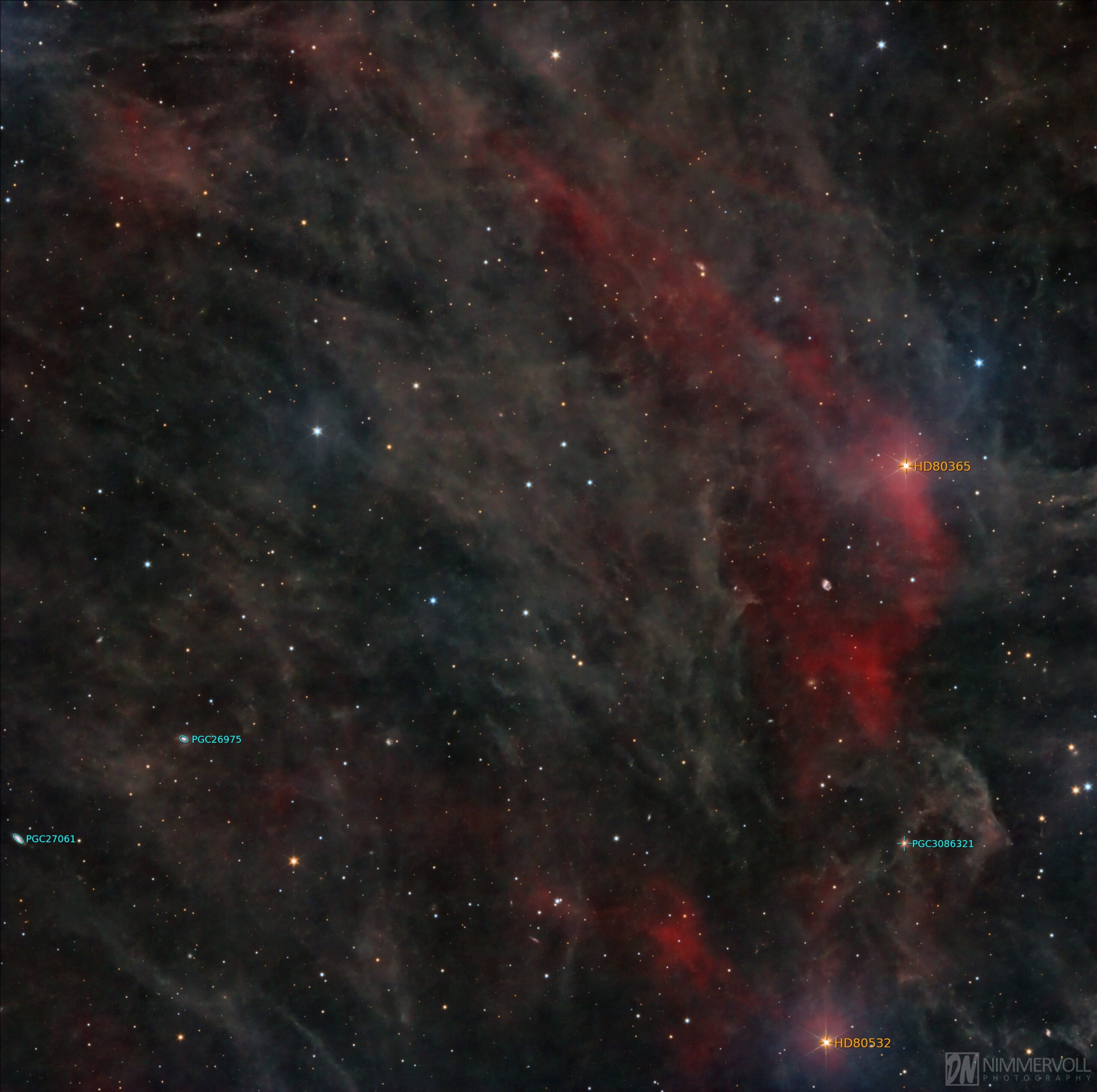 Nebel im Bereich HD 80365