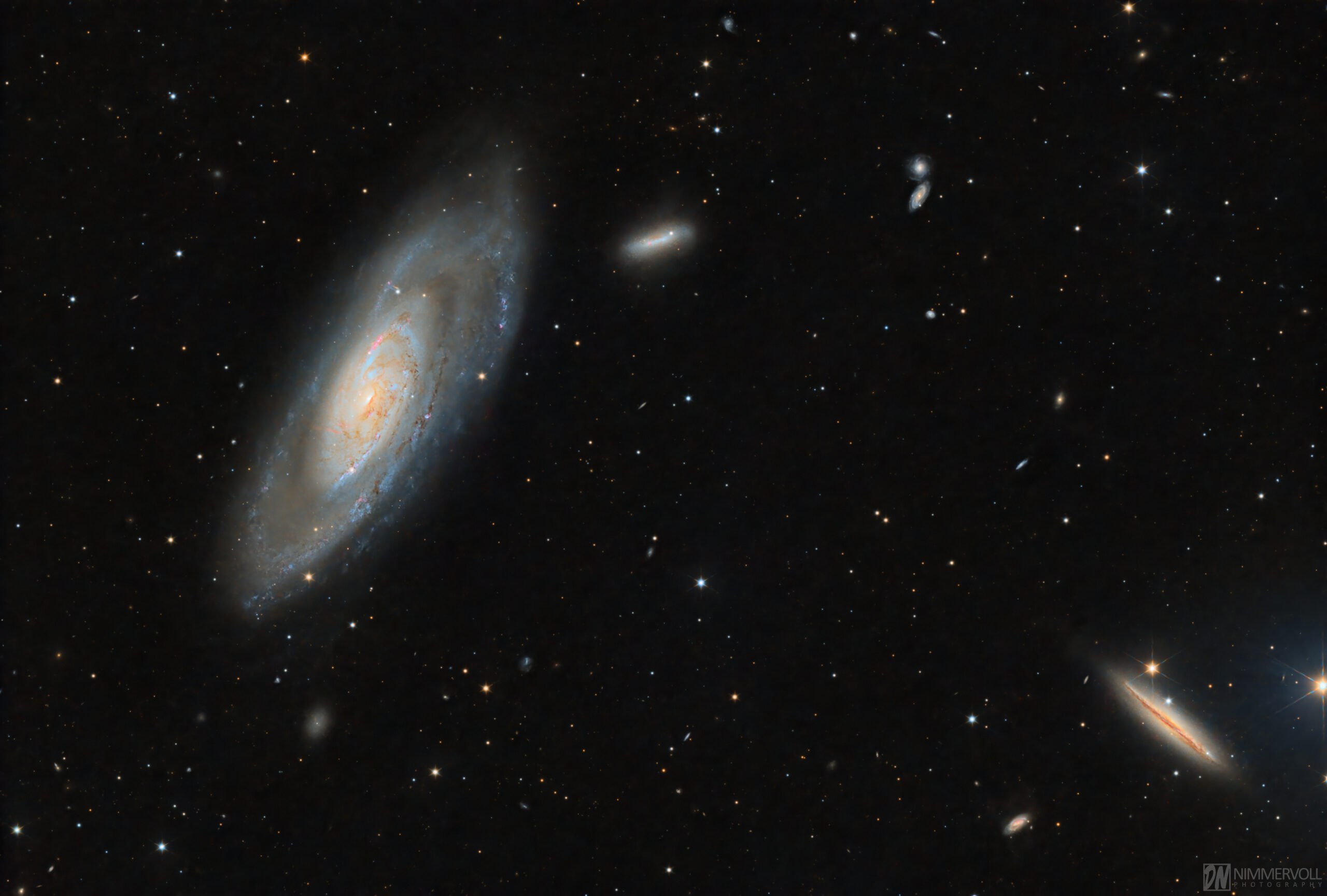 Messier 106 und NGC 4217