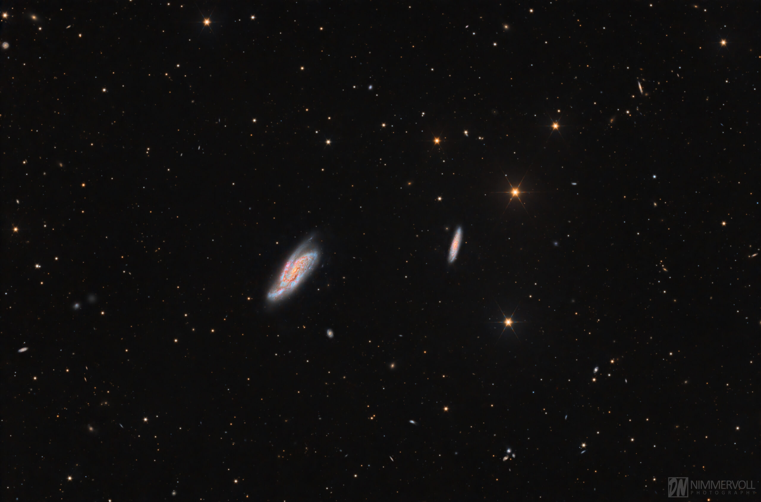 NGC 4088 komplettes Feld