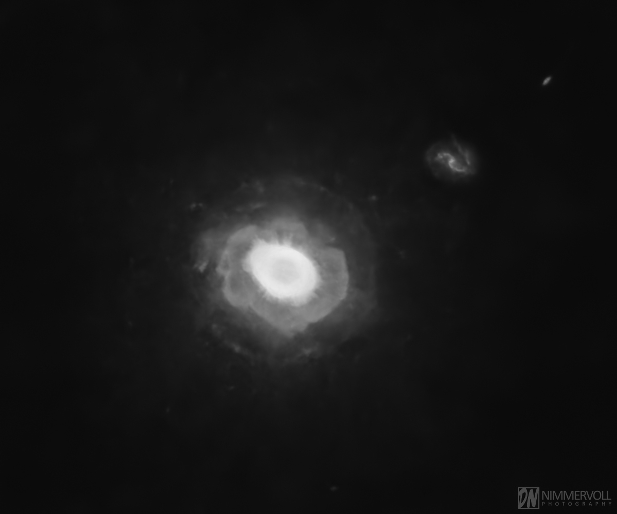 Messier 57 – ionisierte Sauerstoff Linie