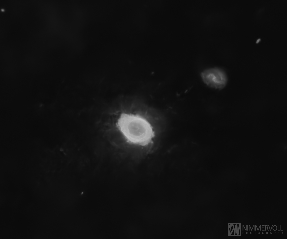 Messier 57 – ionisierte Schwefel Linie
