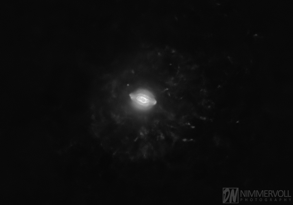 NGC 7009 – ionisierte Wasserstoff Linie – Sterne wurden entfernt